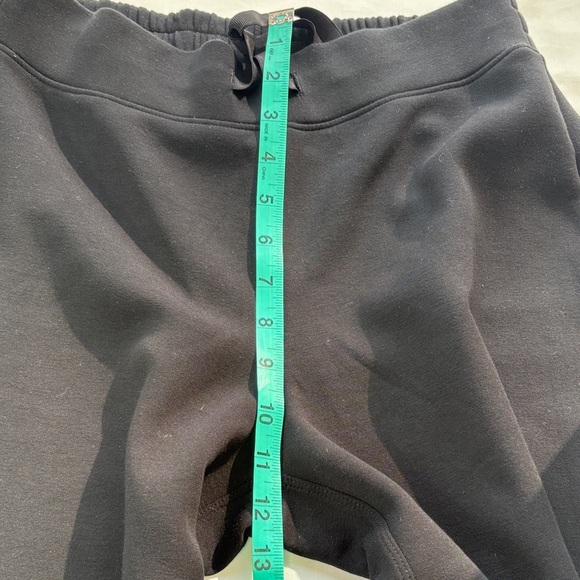 🖤 Spanx Black Wide Leg Pants Stretch Tie Waist Petite Medium Athleisure🖤 - Picture 9 of 11